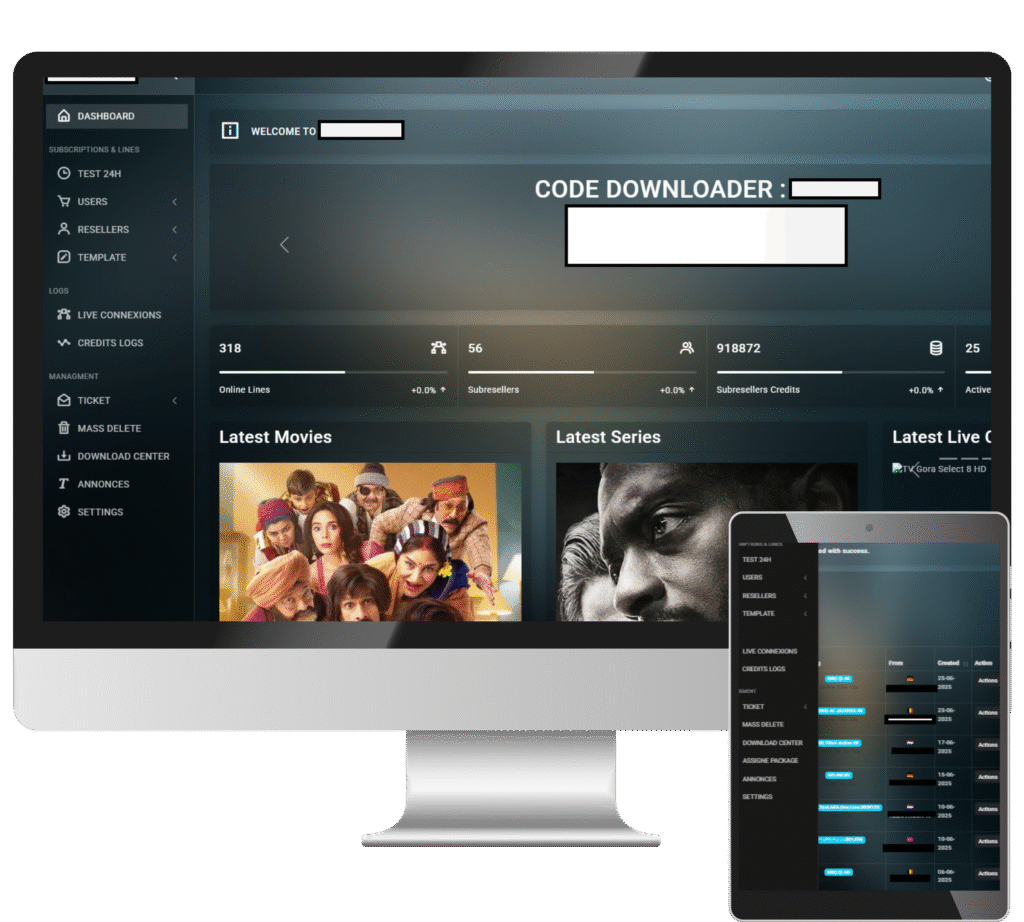 ott reseller panel